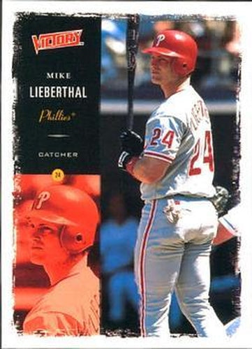 #219 Mike Lieberthal - Philadelphia Phillies - 2000 Upper Deck Victory Baseball