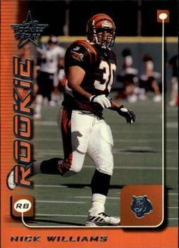#219 Nick Williams - Cincinnati Bengals - 1999 Leaf Rookies & Stars Football