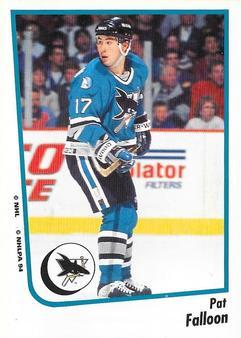 #219 Pat Falloon - San Jose Sharks - 1994-95 Panini Hockey Stickers