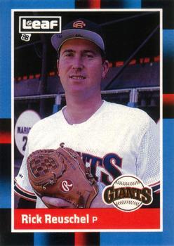 #219 Rick Reuschel - San Francisco Giants - 1988 Leaf Baseball