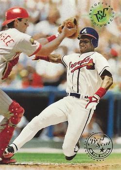 #219 Roberto Kelly - Atlanta Braves - 1995 Stadium Club Baseball