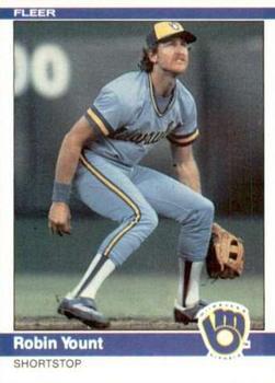#219 Robin Yount - Milwaukee Brewers - 1984 Fleer Baseball