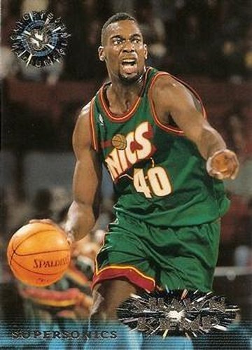 #219 Shawn Kemp - Seattle SuperSonics - 1995-96 Stadium Club Basketball