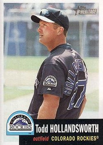 #219 Todd Hollandsworth - Colorado Rockies - 2002 Topps Heritage Baseball