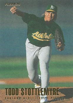 #219 Todd Stottlemyre - Oakland Athletics - 1996 Fleer Baseball