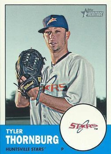 #219 Tyler Thornburg - Huntsville Stars - 2012 Topps Heritage Minor League Baseball
