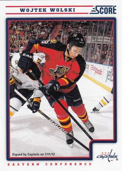 #219 Wojtek Wolski - Washington Capitals - 2012-13 Score Hockey