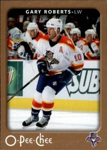 #219 Gary Roberts - Florida Panthers - 2006-07 O-Pee-Chee Hockey