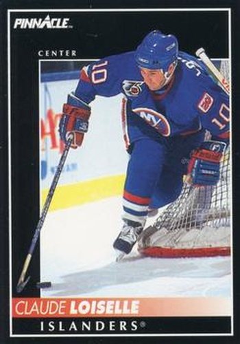 #219 Claude Loiselle - New York Islanders - 1992-93 Pinnacle Canadian Hockey