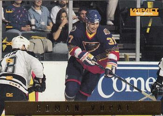 #219 Roman Vopat - St. Louis Blues - 1995-96 SkyBox Impact Hockey