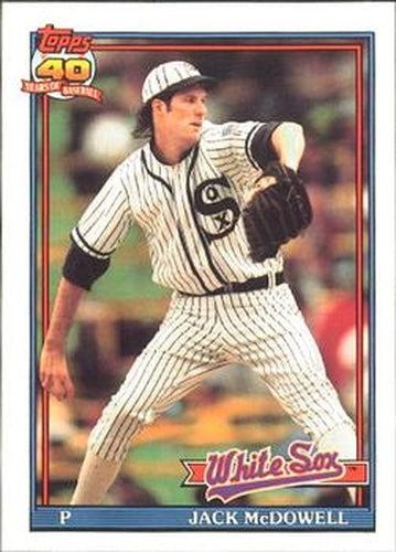 #219 Jack McDowell - Chicago White Sox - 1991 O-Pee-Chee Baseball