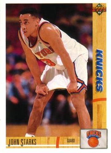 #219 John Starks - New York Knicks - 1991-92 Upper Deck Basketball