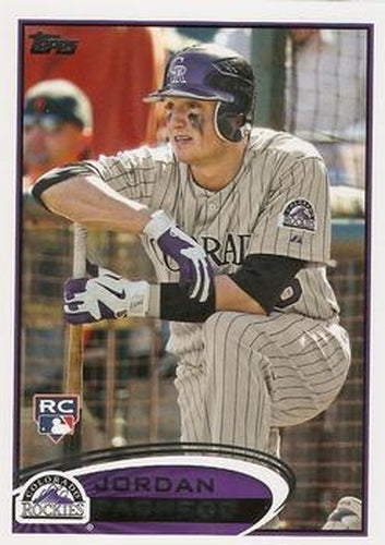 #219 Jordan Pacheco - Colorado Rockies - 2012 Topps Baseball