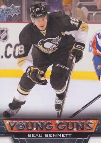 #219 Beau Bennett - Pittsburgh Penguins - 2013-14 Upper Deck Hockey