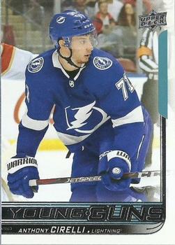 #219 Anthony Cirelli - Tampa Bay Lightning - 2018-19 Upper Deck Hockey