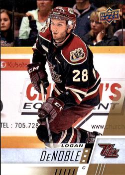 #219 Logan DeNoble - Peterborough Petes - 2017-18 Upper Deck CHL Hockey