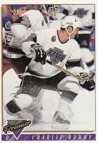 #219 Charlie Huddy - Los Angeles Kings - 1993-94 Topps Premier Hockey