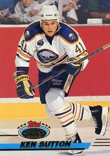 #219 Ken Sutton - Buffalo Sabres - 1993-94 Stadium Club Hockey