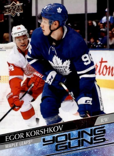 #219 Egor Korshkov - Toronto Maple Leafs - 2020-21 Upper Deck Hockey