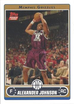 #219 Alexander Johnson - Memphis Grizzlies - 2006-07 Topps Basketball