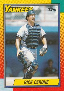 #21T Rick Cerone - New York Yankees - 1990 Topps Traded Baseball