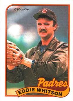 #21 Eddie Whitson - San Diego Padres - 1989 O-Pee-Chee Baseball