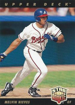 #21 Melvin Nieves - Atlanta Braves - 1993 Upper Deck Baseball