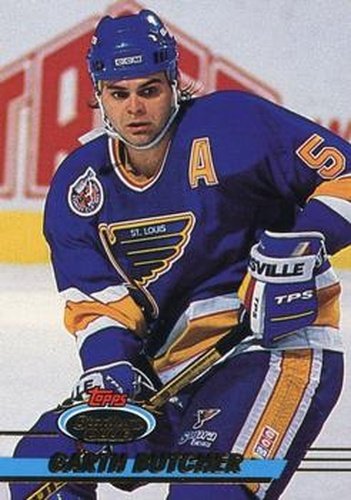 #21 Garth Butcher - St. Louis Blues - 1993-94 Stadium Club Hockey