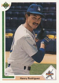 #21 Henry Rodriguez - Los Angeles Dodgers - 1991 Upper Deck Baseball