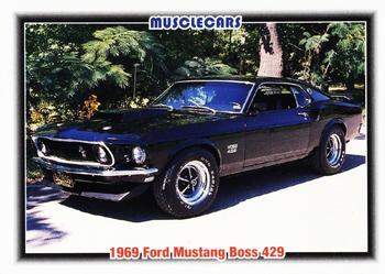 #21 1969 Ford Mustang Boss 429 - 1992 Collect-A-Card Muscle Cars