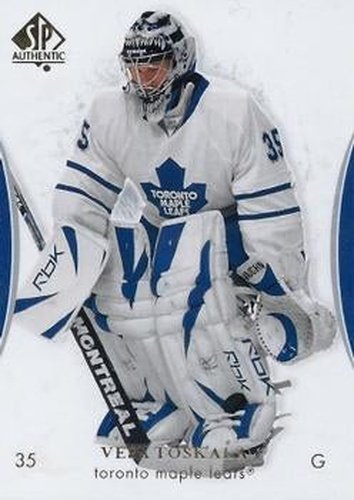 #21 Vesa Toskala - Toronto Maple Leafs - 2007-08 SP Authentic Hockey