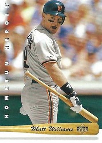 #HR21 Matt Williams - San Francisco Giants - 1993 Upper Deck Baseball - Home Run Heroes