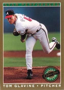 #21 Tom Glavine - Atlanta Braves - 1993 O-Pee-Chee Premier Baseball - Star Performers