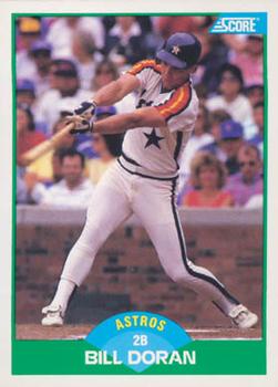 #21 Bill Doran - Houston Astros - 1989 Score Baseball