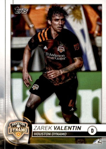 #21 Zarek Valentin - Houston Dynamo - 2020 Topps MLS Soccer