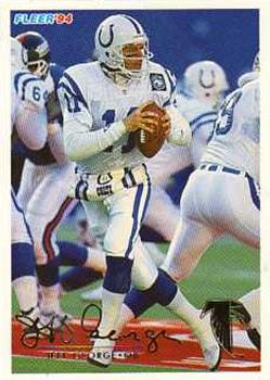 #21 Jeff George - Atlanta Falcons - 1994 Fleer Football