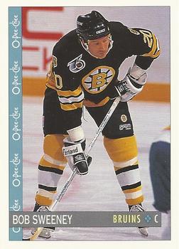 #21 Bob Sweeney - Boston Bruins - 1992-93 O-Pee-Chee Hockey