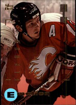 #21 Theo Fleury - Calgary Flames - 1995-96 SkyBox E-Motion Hockey