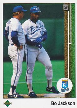 #221 Bo Jackson - Kansas City Royals - 1989 Upper Deck Baseball