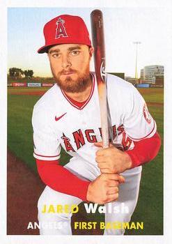 #21 Jared Walsh - Los Angeles Angels - 2021 Topps Archives Baseball