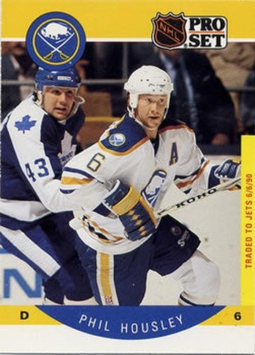 #21 Phil Housley - Winnipeg Jets - 1990-91 Pro Set Hockey