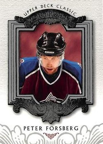 #21 Peter Forsberg - Colorado Avalanche - 2003-04 Upper Deck Classic Portraits Hockey