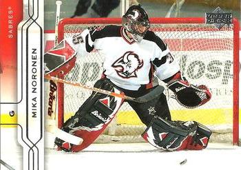 #21 Mika Noronen - Buffalo Sabres - 2004-05 Upper Deck Hockey