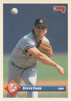 #21 Steve Farr - New York Yankees - 1993 Donruss Baseball