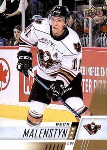 #21 Beck Malenstyn - Calgary Hitmen - 2017-18 Upper Deck CHL Hockey