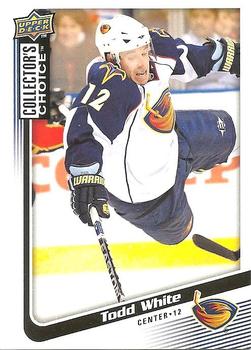 #21 Todd White - Atlanta Thrashers - 2009-10 Collector's Choice Hockey