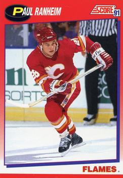 #21 Paul Ranheim - Calgary Flames - 1991-92 Score Canadian Bilingual Hockey