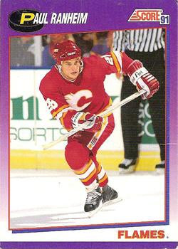 #21 Paul Ranheim - Calgary Flames - 1991-92 Score American Hockey
