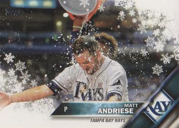 #HMW21 Matt Andriese - Tampa Bay Rays - 2016 Topps Holiday Baseball