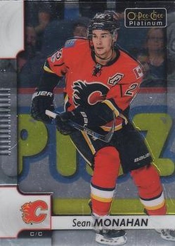 #21 Sean Monahan - Calgary Flames - 2017-18 O-Pee-Chee Platinum Hockey
